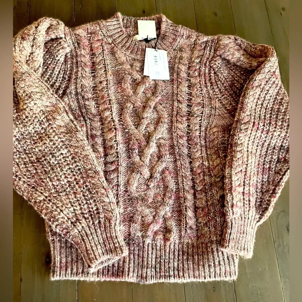Isabel Marant Etoile women raith cable knit sweater NWT